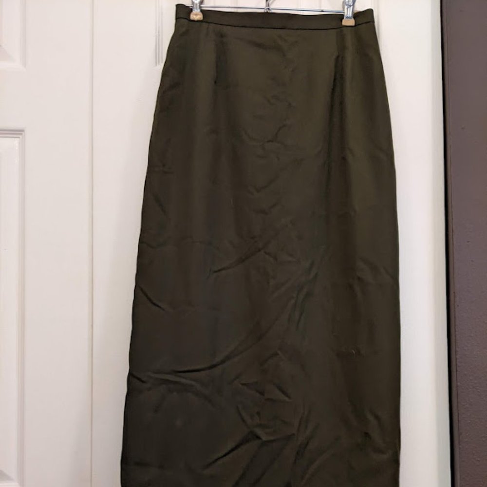 vintage Liz Claiborne Collection, 100% wool maxi skirt